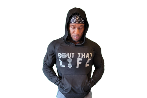 Thin Hoodie: Bout That Life (Black)